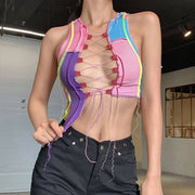 Ribbed Knitting Crop Top